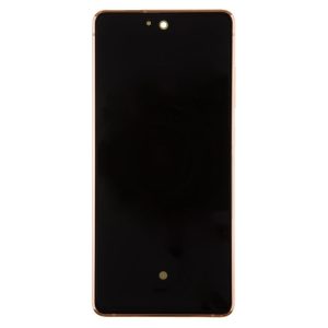 LCD display Samsung G781 5G Galaxy S20 FE + dotyk + přední kryt Cloud Orange (Service Pack) Original