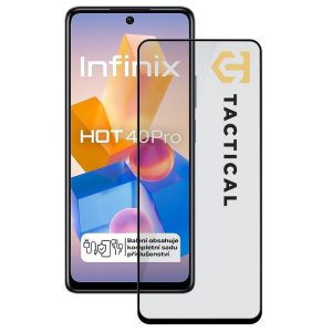 Screen Glass Infinix Hot 40 PRO Tactical Glass Shield 5D Full Glue černé 1033198