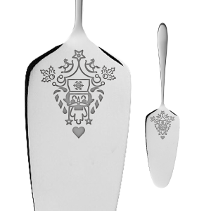 Lopatka na dort s vánočním gravírem – Turin