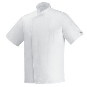 Kuchařský rondon EGOchef Ottavio cool vent bílý – krátký rukáv 4XL