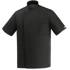 Kuchařský rondon EGOchef Ottavio cool vent černý – krátký rukáv 4XL