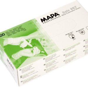 Rukavice nitrilové Mapa Solo 987, 100 ks, bílé, nepudrované Velikost: XL