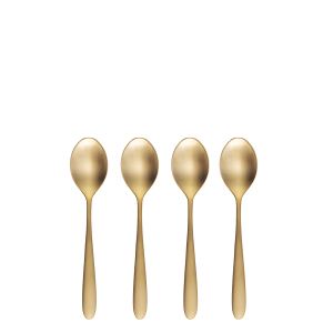 Kávové lžičky sada 4 ks – Alpha PVD zlatá