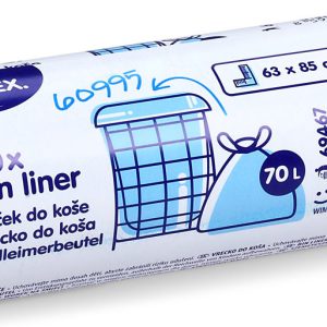 Sáček do koše 70 l, 40 ks, bílá