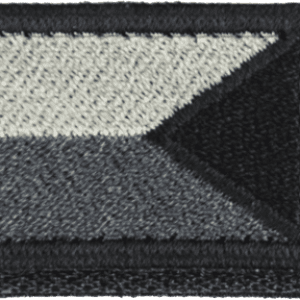 Nášivka: Vlajka Česká republika zrcadlová [40×26] [ssz] šedá | černá