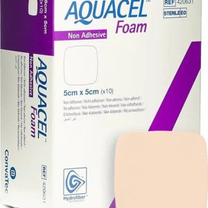 Convatec Aquacel Foam Neadhezivní pěnové krytí, 5 ks Rozměr: 20x20cm