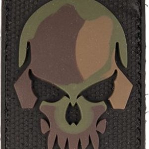 Nášivka gumová 3D: Lebka malá maskovací