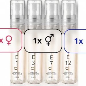 Vzorky EMPLEADA – Mix Zaměňováno s: David Beckham Signature for Him, Tom Ford Bitter Peach, Louis Vouitton Couer Battant a Ariana Grande Thank U Next