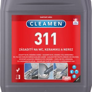 CLEAMEN 311 zásaditý WC 750 ml Varianta: CLEAMEN 311 zásaditý na WC, keramiku a nerez 5 l