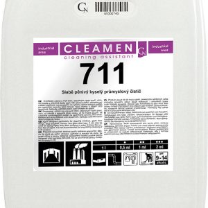 CLEAMEN 711 Slabě pěnivý kyselý průmyslový čistič Varianta: CLEAMEN 711 Slabě pěnivý kyselý průmyslový čistič, 21kg
