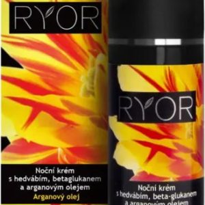 RYOR – Noční krém s hedvábím, beta-glukanem a arganovým olejem Pleťový krém 50 ml