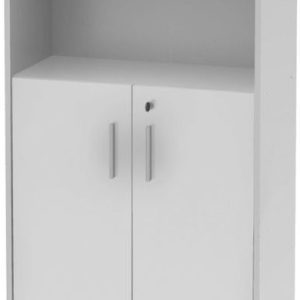 Tempo Kondela Regál se skříňkou na  Johan 2 New 10, bílý