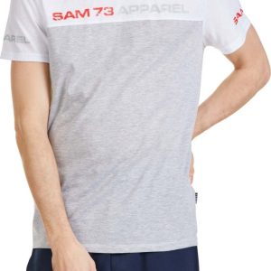 SAM 73 Pánské triko MALCOLM Bílá S