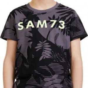 SAM 73 Chlapecké triko THEODORE Černá 116