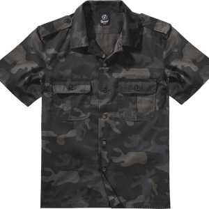 Brandit Košile US Shirt Shortsleeve darkcamo 6XL