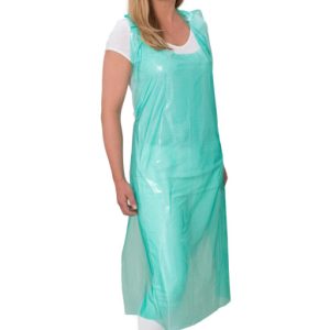 Zástěra PE, 75 x 125 cm, 50 ks Barva: Zelená