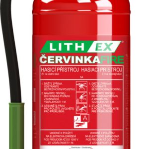 Hasící přístroj na hašení lithiových baterií 6kg Revize: Bez revize