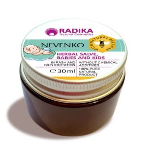 Dětský krém Nevenko na vyrážku a podrážděnou pokožku Radika Bioherba 30ml