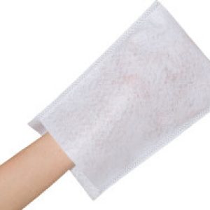 Mycí žínka z netkané textilie, 15.5 x 23 cm, 50 ks, bílá