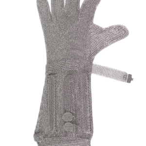 Ochranná rukavice proti pořezu IVO dlouhá – nerezová s háčky 17319 L