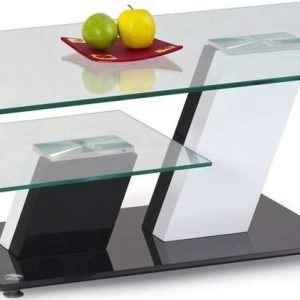 Halmar Konferenční stolek Savana, , černý/bílý