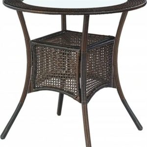 Halmar Zahradní stůl Midas, tmavě hnědý