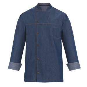 Kuchařský rondon TOMA Jeans 100% bavlna – dlouhý rukáv L