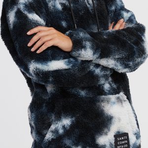 SAM 73 Dámská mikina s kapucí DAPHNE Černá S