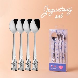 Jogurtová lžička  set 4 ks – Swiss Cow