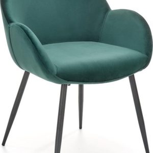 Halmar Jídelní židle K480, tmavě zelená