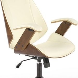 Halmar Kancelářská židle Ignazio, ořech/krémová
