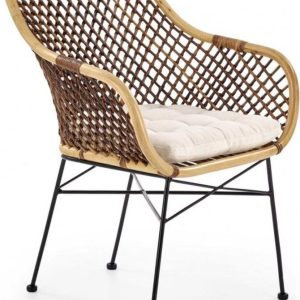 Halmar Ratanová židle K336, hnědá