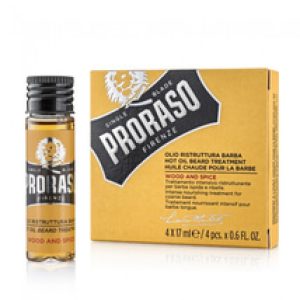 Proraso Hot olej na vousy 4×17 ml