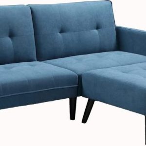 Halmar Pohovka Corr s podnožkou, modrá