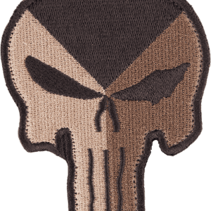 Nášivka: PUNISHER [ssz] béžová | hnědá