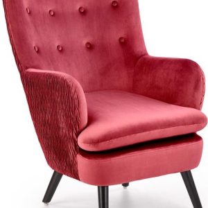 Halmar Sametové křeslo ušák Ravel