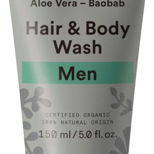 Urtekram Sprchový gel a šampon, MEN 150 ml