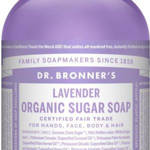 Dr. Bronner’s Tekuté mýdlo na tělo i vlasy Sugar-Shikakai, Lavender 355 ml