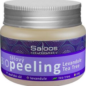 Saloos Tělový peeling levandule a tea tree 140 ml