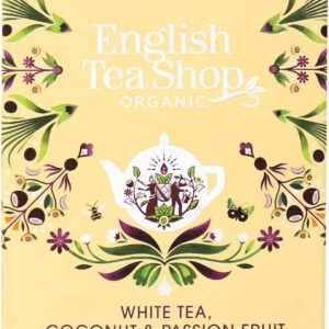 English Tea Shop Bílý čaj, kokos a passion fruit, bio 40 g, 20 ks