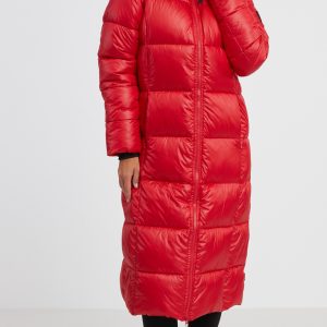 SAM 73 Dámský kabát oversize ANNA Červená 2XL