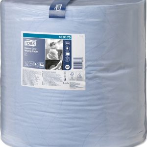 130070 Tork Heavy-Duty papírová utěrka, 2 vrstvy, modrá, W1