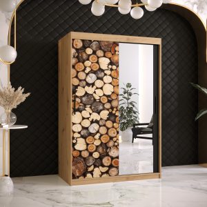 Abika  skříň DREWNO 2  120/200/62 barevné provedení