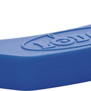 Modrý ochranný silikonový návlek na madlo litinové pánve Lodge