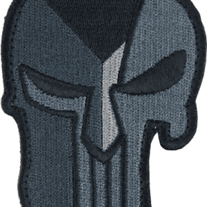 Nášivka: PUNISHER Spartan [ssz] antracitová | černá