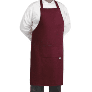 Kuchařská zástěra EGOchef BIG BOY ke krku – bordó – velikost od 5XL – 7XL