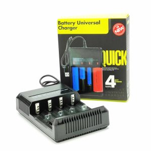 i4 ACD USB univerzální nabíječka Li-Ion baterií, nabíječka baterií AA, AAA, 18650 atd