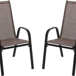 Zahradní židle Sevilla 1+1, hnědé