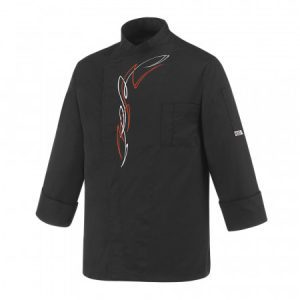 Kuchařský rondon EGOchef BIKER (polybavlna) – dlouhý rukáv S