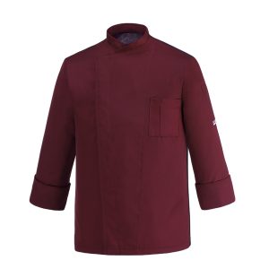 Kuchařský rondon EGOchef Ottavio cool vent bordový – dlouhý rukáv XL